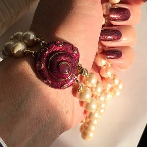 Erwin Pearl Double strand Faux Pearl 17” Necklace